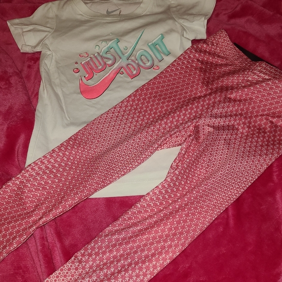 Nike Other - Nwt nike leggings n top girls 4 4t new